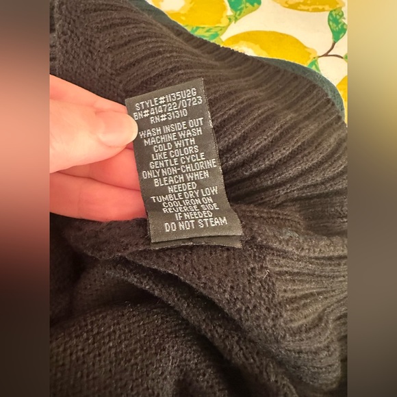 by&by Long Sleeve Sweater Dress - Green Chevron - Picture 11 of 11